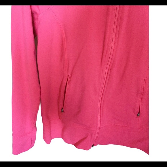 DENVER HAYES Active Sweater/Jacket With Pockets Coral Pink Size XS - Picture 7 of 8